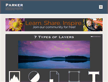 Tablet Screenshot of parkerphotographic.com